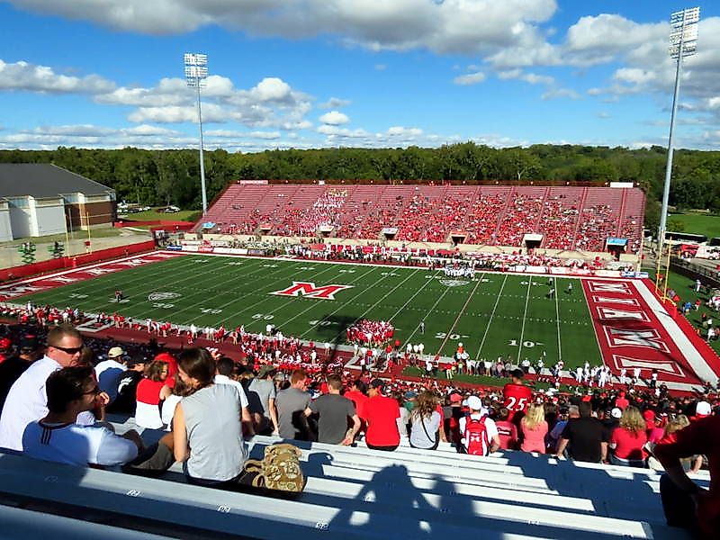Yager Stadium in Oxford, Ohio.