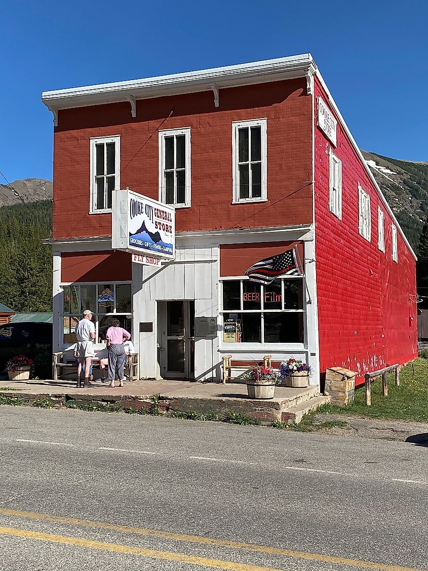 The Cooke City General Store in Cooke City, Montana.