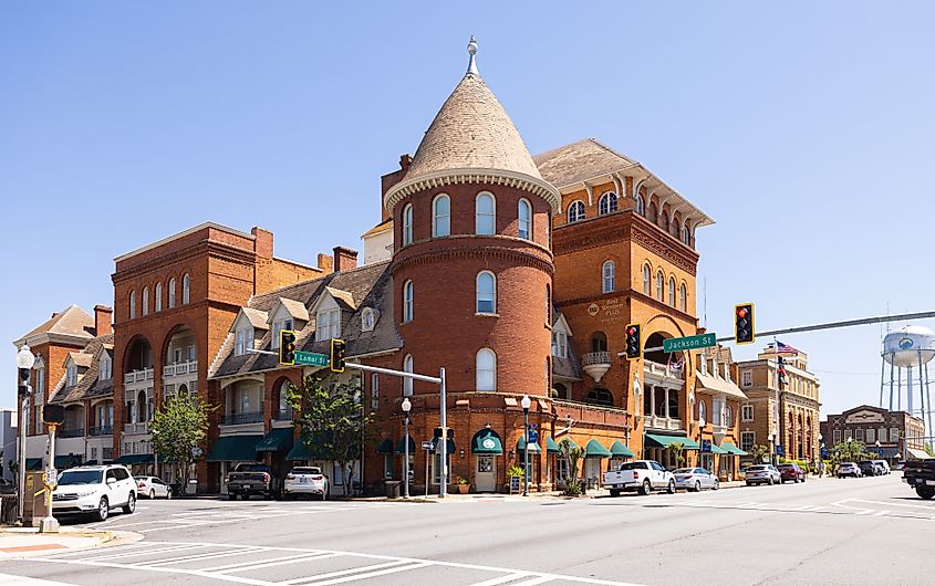 Americus Historic District in Americus, Georgia. Editorial credit: Roberto Galan / Shutterstock.com