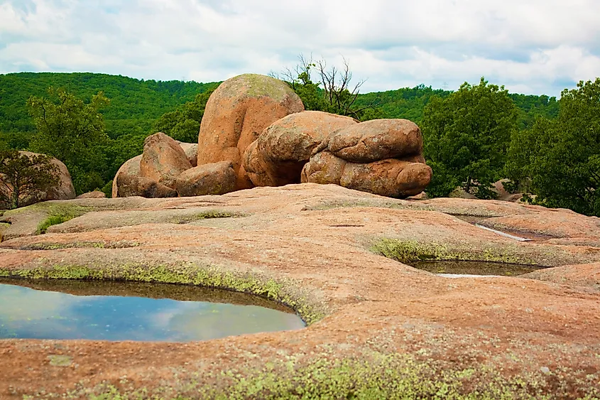 Elephant Rocks State Park in Missouri.
