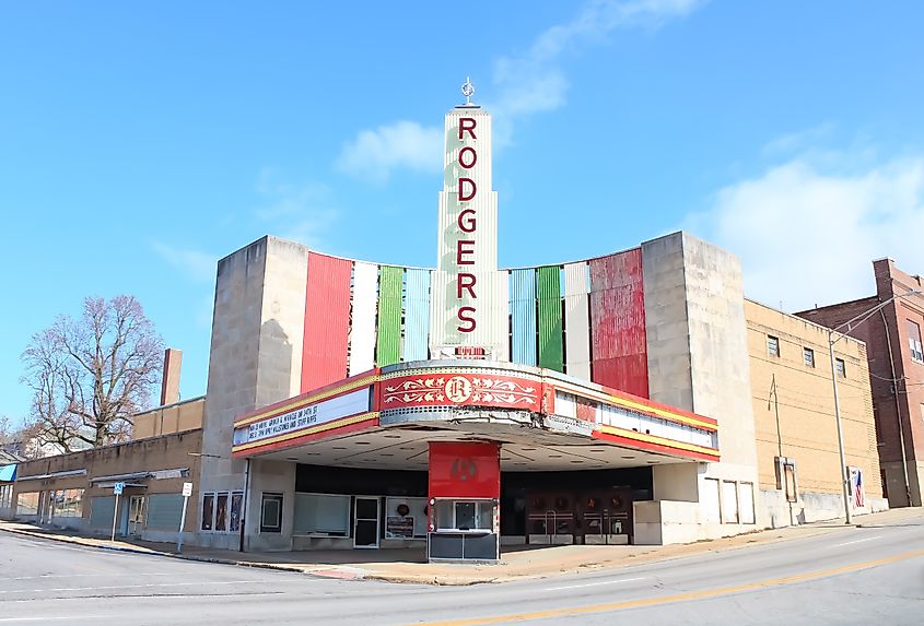 A movie theater in Poplar Bluff, Missouri