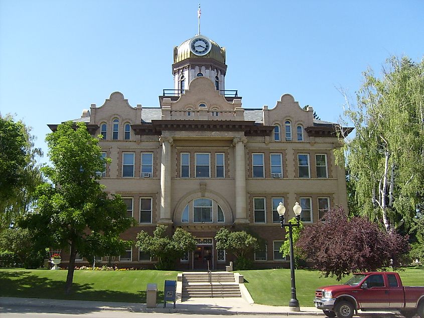 Fergus County Courthouse in Lewistown, Montana.
