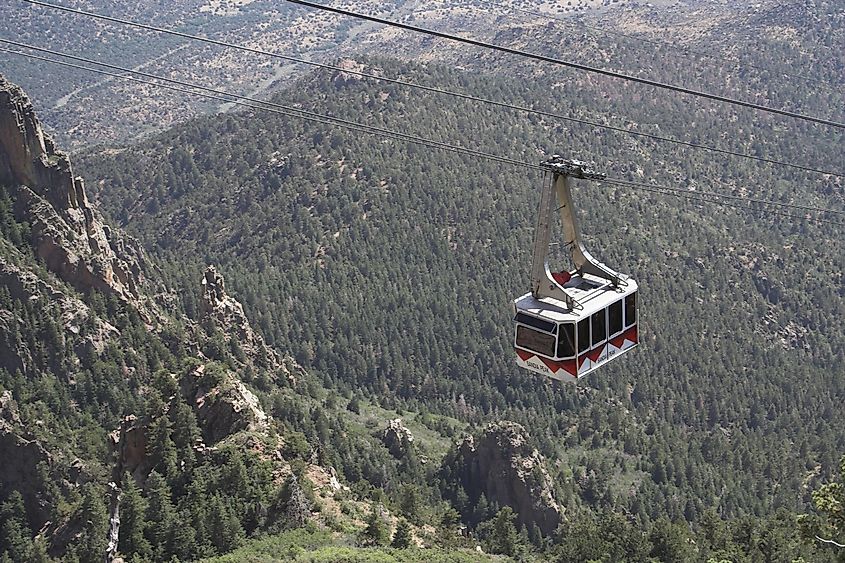 Aerial Tramway in Sandia Peak