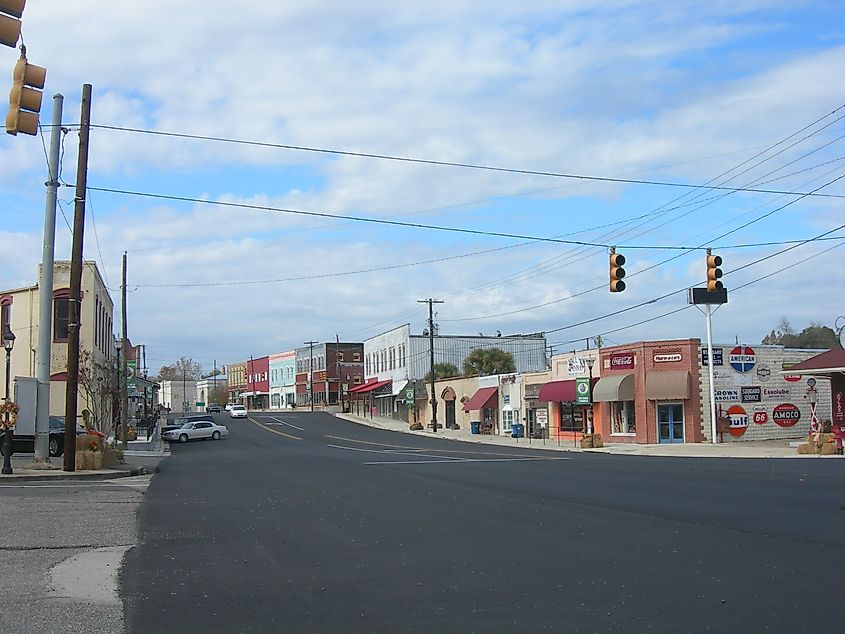 Downtown Florala, Alabama.