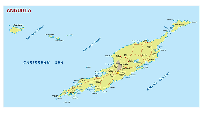 Anguilla map