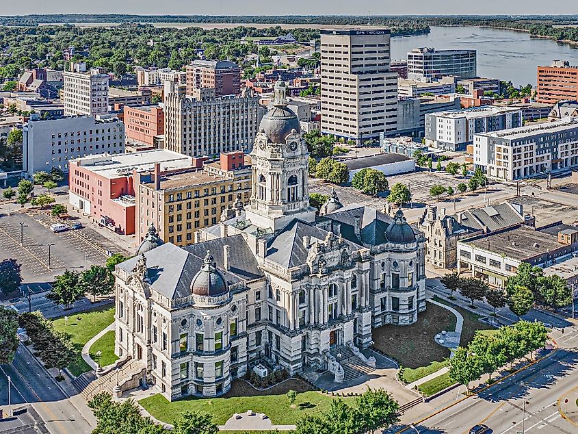 Vanderburgh County Courthouse, Evansville.