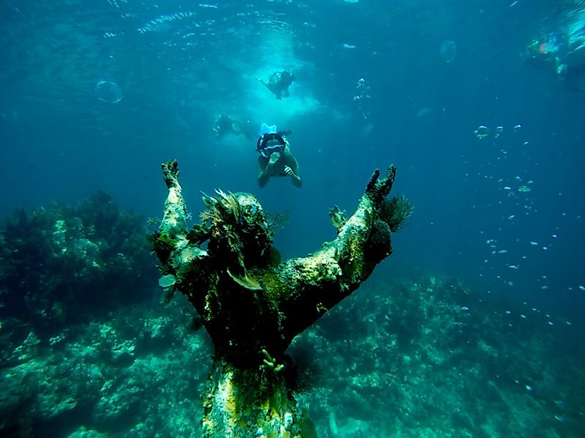 Christ of the Abyss Statue in Key Largo.