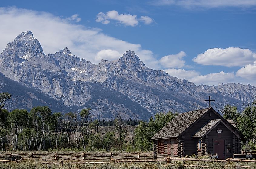 Chapel of the Transfiguration in Grand Teton National Park, Wyoming