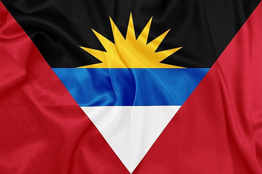 National flag of Antigua and Barbuda