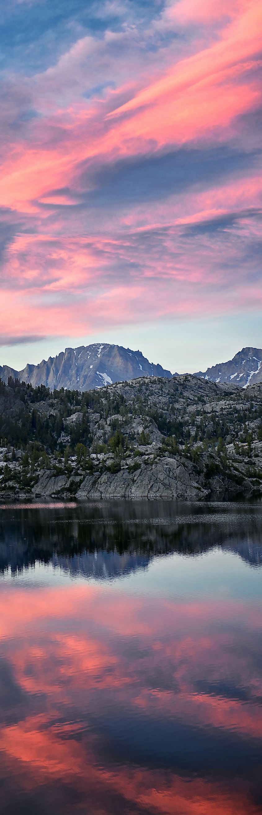 Seneca Lake in the Wind River Range, Rocky Mountains, Wyoming
