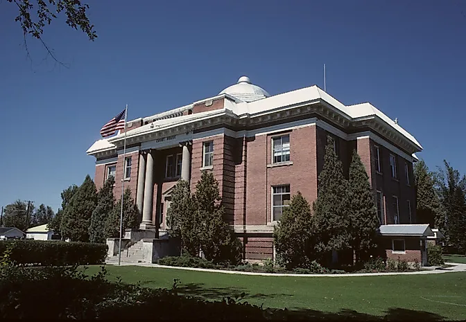 Fremont County Courthouse in St. Anthony.