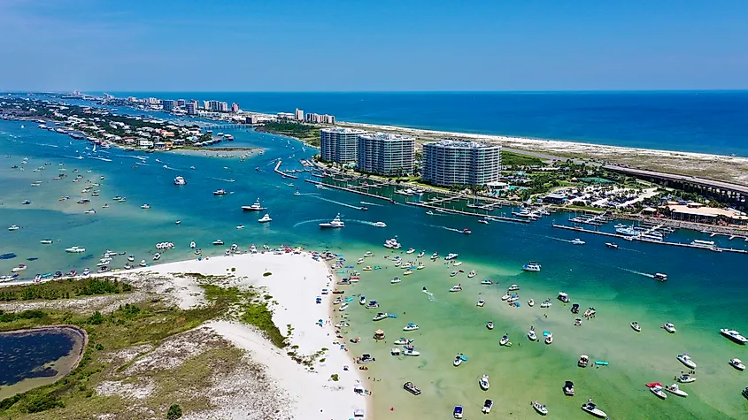 Overlooking Orange Beach, Alabama.