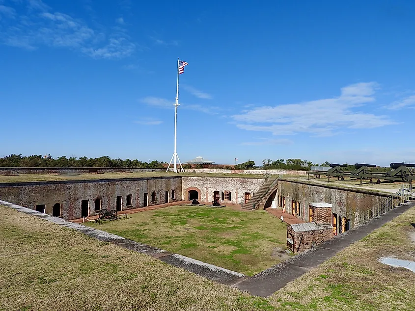 Fort Macon State Park in Atlantic Beach, North Carolina. 