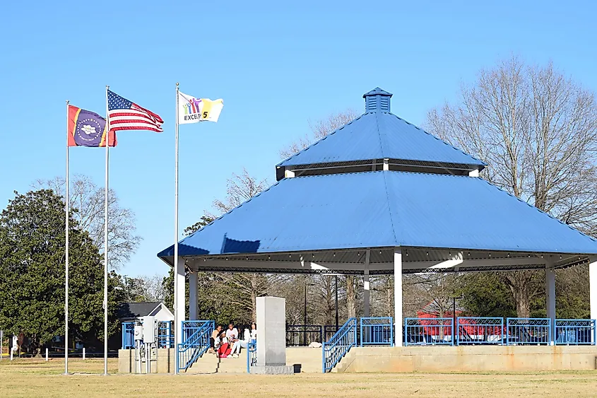 Willie Hinton Park Pavillion in Petal, Mississippi.