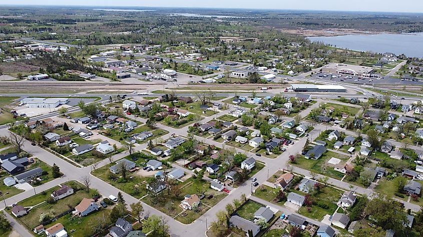 Bemidji Minnesota in the Spring