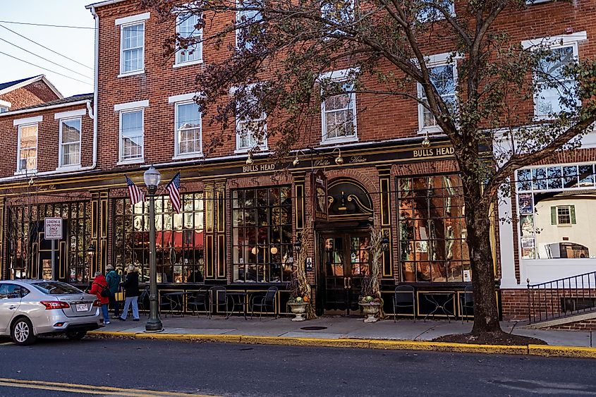 The Bulls Head in Lititz, Pennsylvania, USA. Editorial credit: George Sheldon / Shutterstock.com