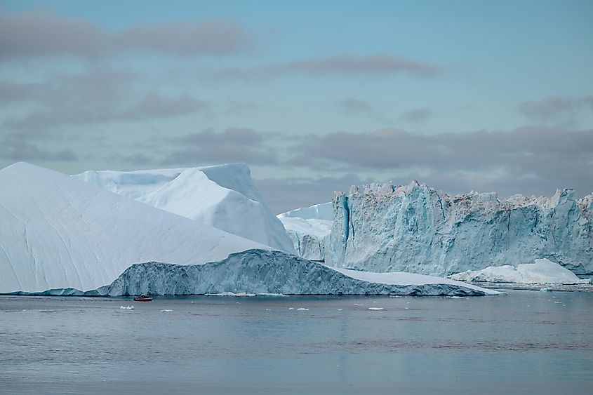 "Vostok" is a lake in Antarctica, located at a depth of four kilometers under the ice.