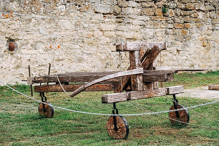 Ballista on wheels or carrobalista.