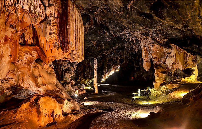 In Mammoth cave National park. Adventure in Mammoth cave National park