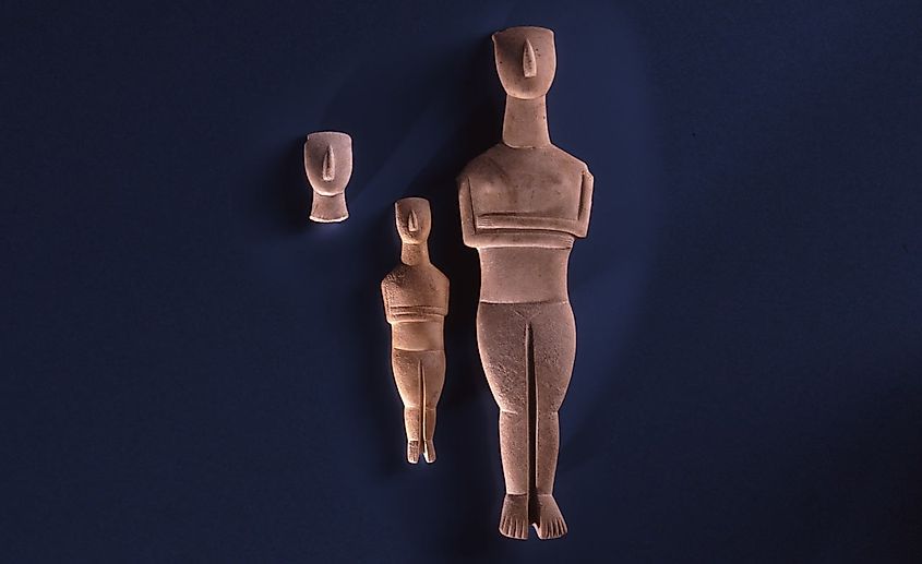 Marble figurines are the most impressive creations of Cycladic art,  via the Museum of Cycladic Art, Athens