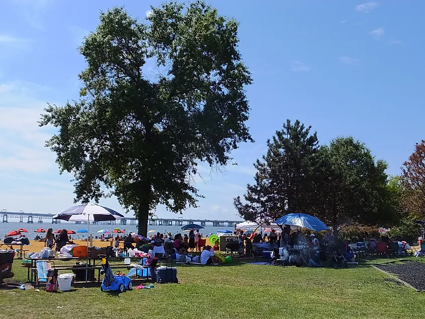 Sandy Point State Park in Maryland