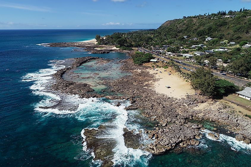 Sharks Cove in Hawaii.