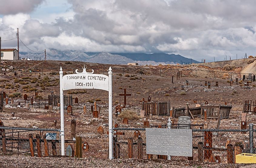 Historic Cemetery in Tonopah, Nevada