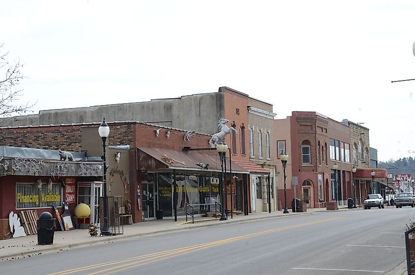 Waldron Commercial Historic District. Editorial credit: By Valis55 - Own work, CC BY-SA 3.0, https://commons.wikimedia.org/w/index.php?curid=38415246