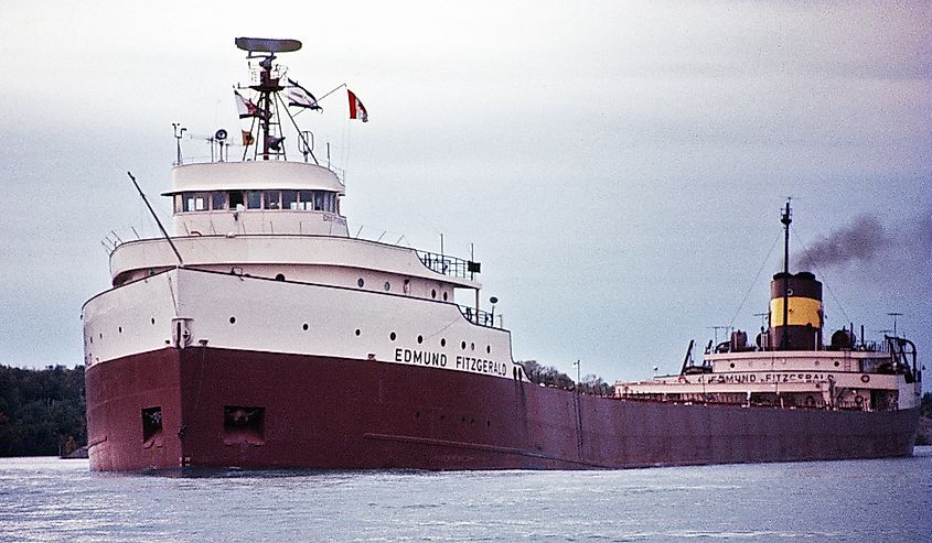 The SS Edmund Fitzgerald, 1971.