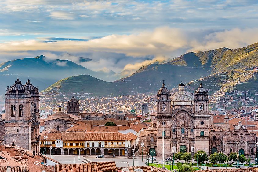 The Plaza de Armas in Cusco