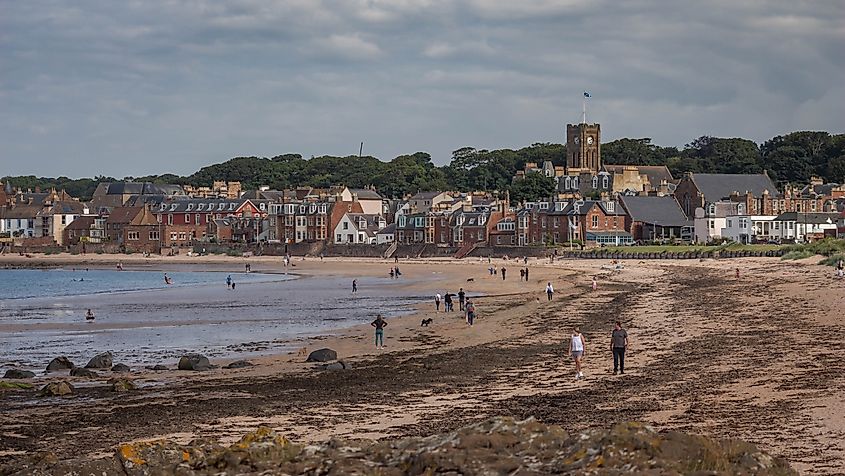 The seaside in North Berwick, Scotland, the United Kingdom