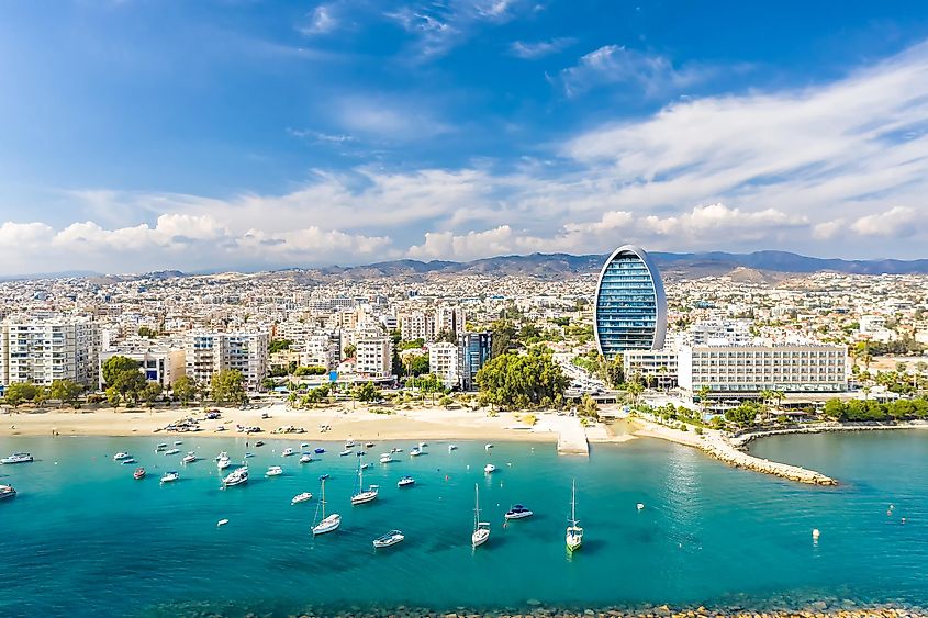 Panorama Of The City Of Limassol, Cyprus.