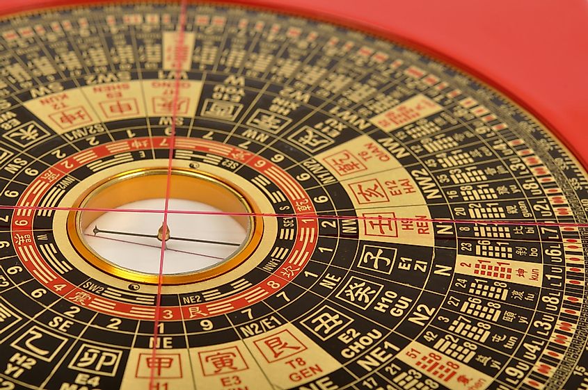 Chinese Lo Pan compass, used in Feng Shui.