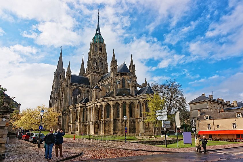 Cathedral of our Lady of Bayeux in Bayeux, France