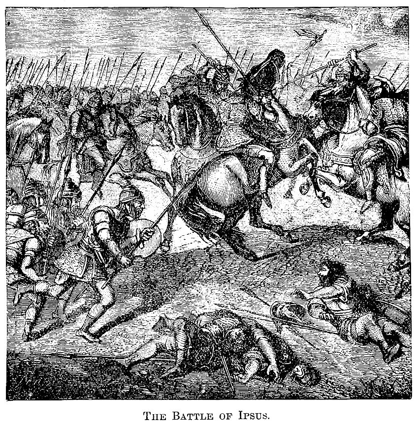 Illustration of the Battle of Ipsus