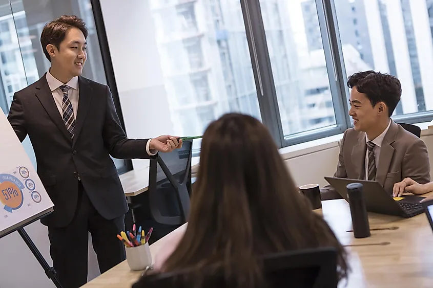 Conference Communications Business Man