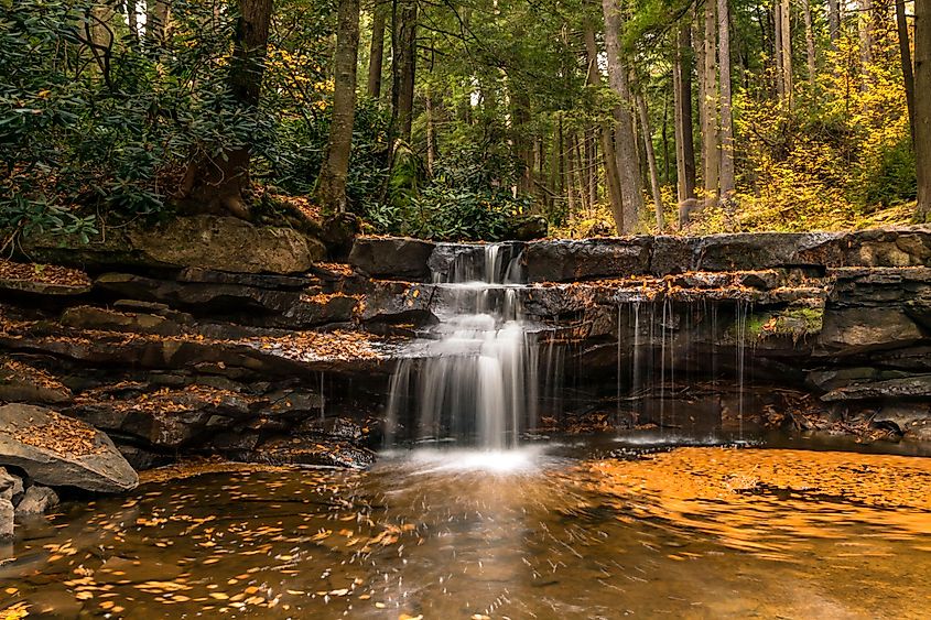 Swallow Falls State Park, a beautiful destinations near Oaktown, Maryland.