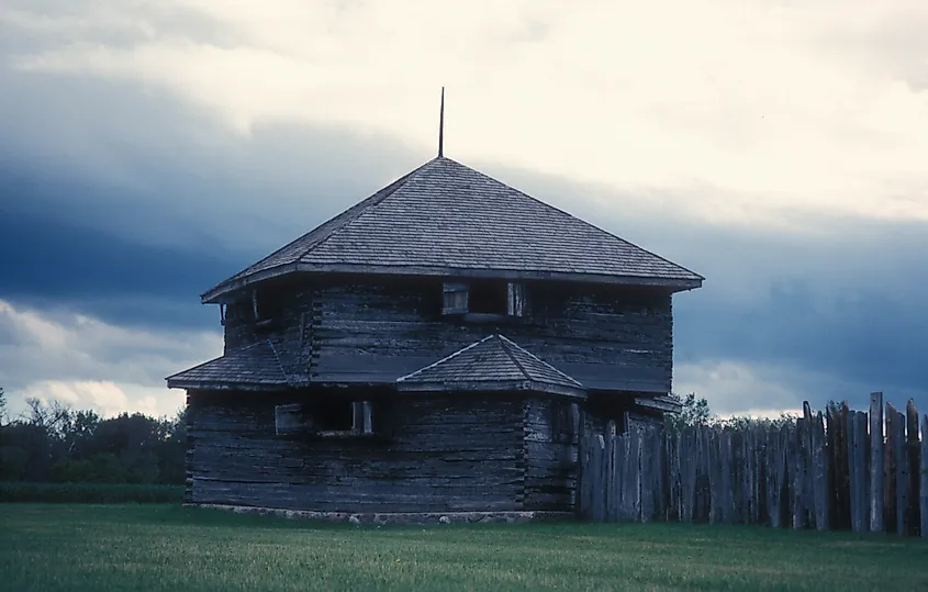Fort Abercrombie in North Dakota.