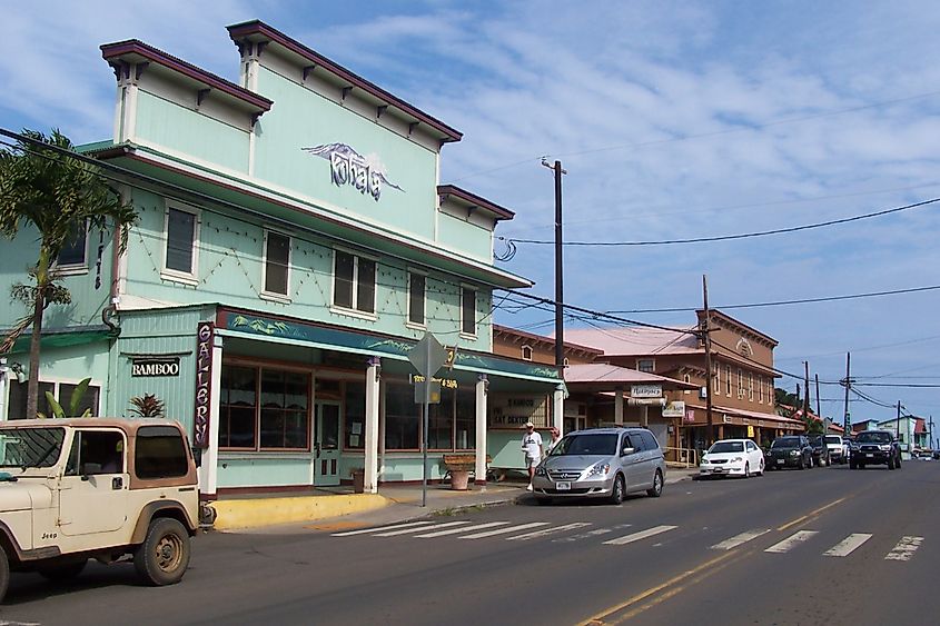 Downtown Hawi, Hawaii