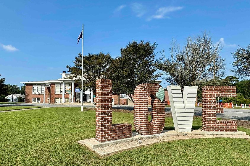 Historic Onancock School image credit Bryan Dearsley
