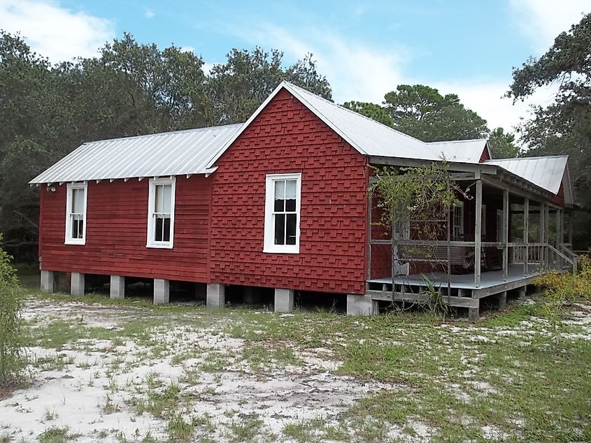 The Whitman House at the Cedar Key State Museum.