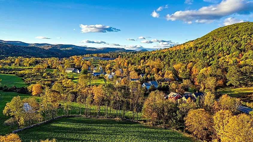 Chester landscape in autumn