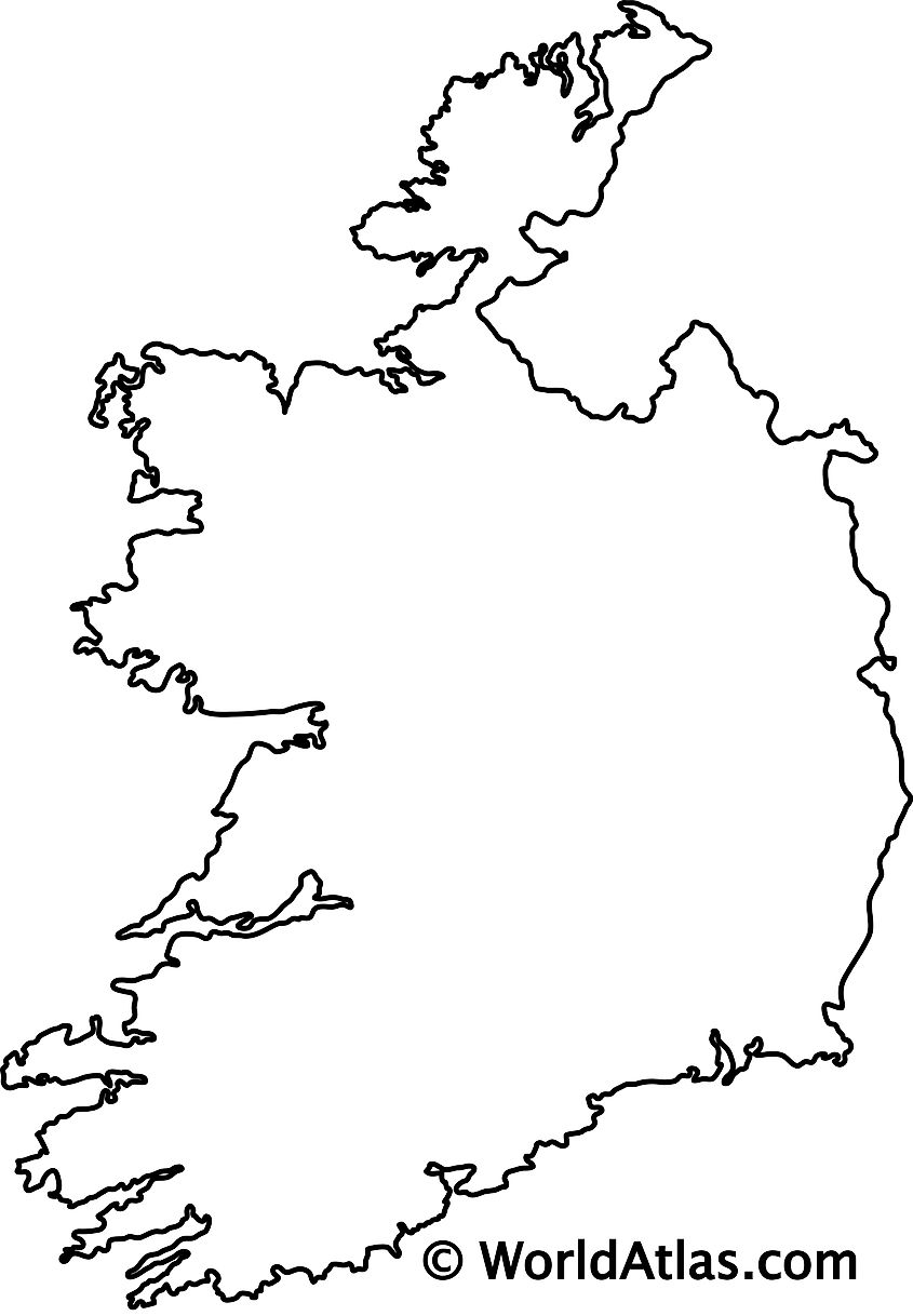 Blank Map Of Ireland Printable Ireland Maps & Facts - World Atlas