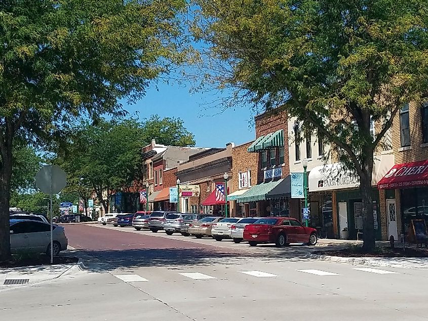 Street view in Ashland, Nebraska, via 