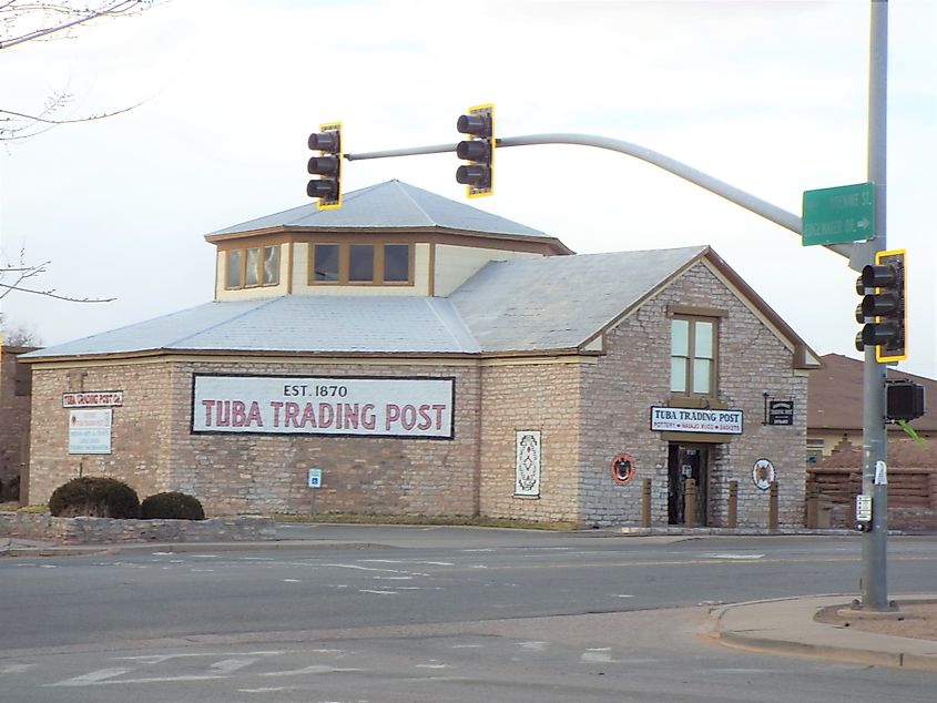 Tuba Trading Post built in 1905.