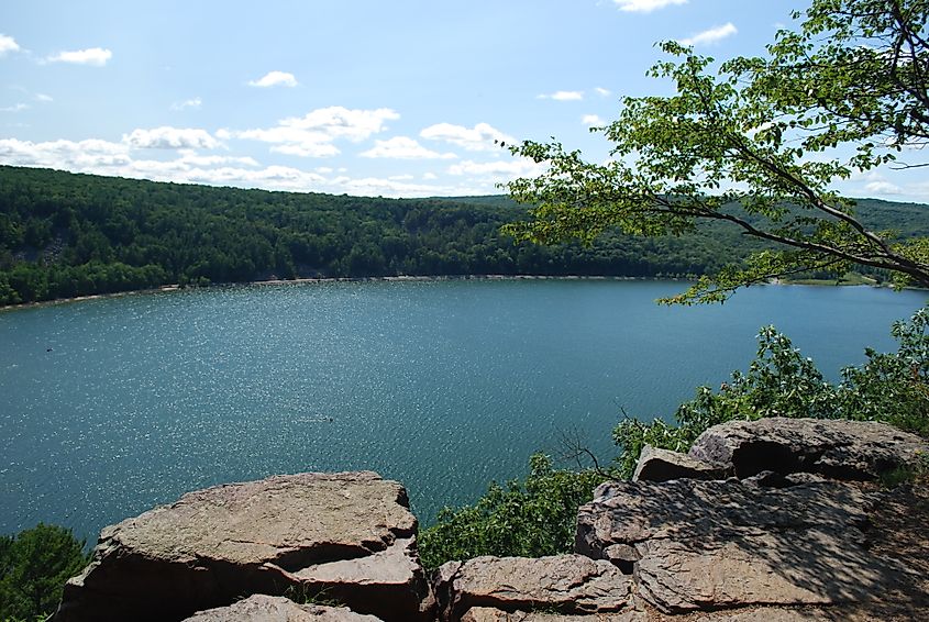 Devil's Lake East Bluff Wisconsin State Natural Area. 