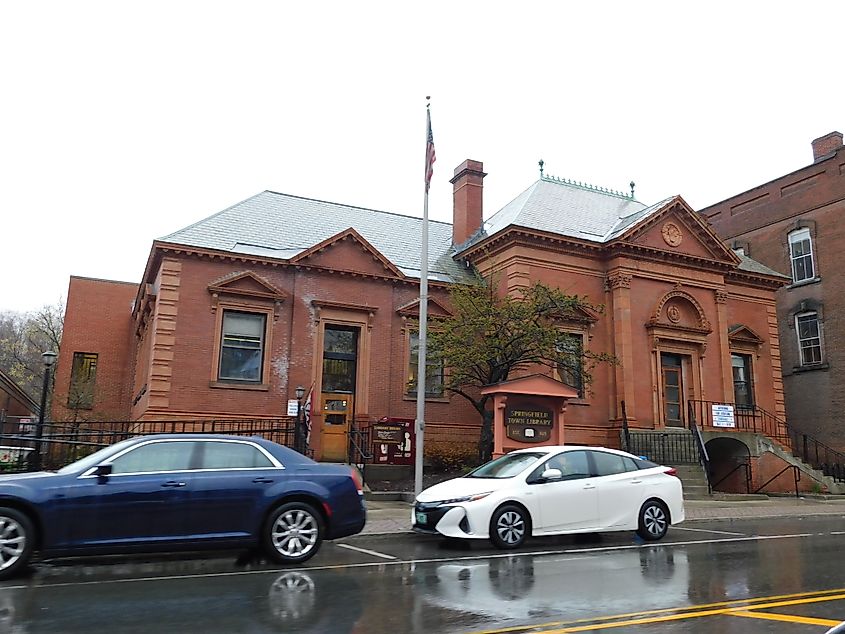 The Town Library in Springfield, Vermont