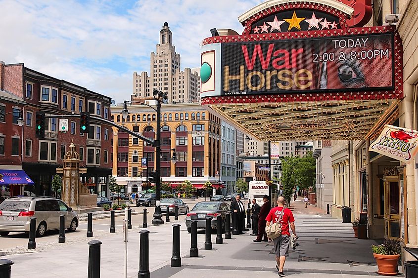 People walking in downtown Providence, Tupungato / Shutterstock.com