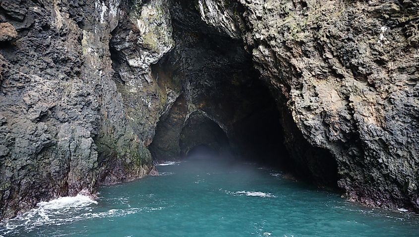 the painted cave in channel islands, California. Zach Zheng via Shutterstock