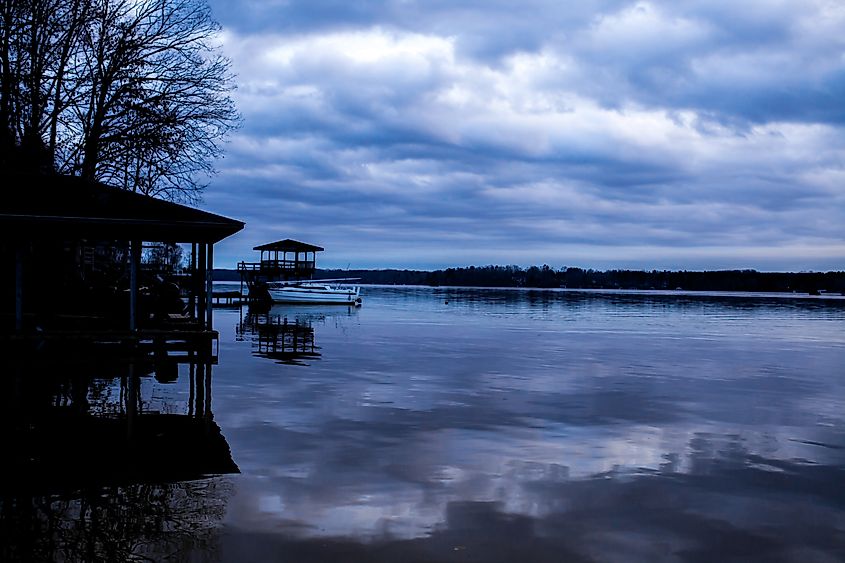 Lake Gaston at dawn